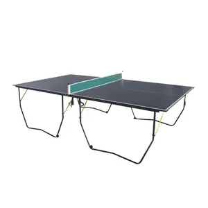 Moda con estilo deportivo a prueba de agua plegable negro interior al aire libre ping pong con MDF