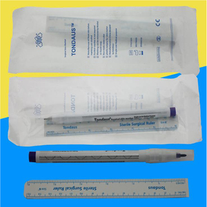 Pennarelli Chirurgici Viola e Blu, Penna per Marcatura Cutanea, Penna per Tatuaggi con Righello di Carta - Product Image 6