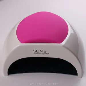 48w suntwo sun2 uv ledネイルランプ電気sun two sun 2ジェルポリッシュドライヤー、カスタマイズされたプラグ付き