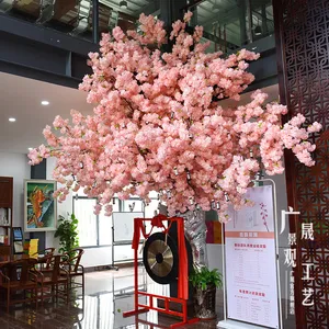 Flor de cereja artificial rosa de 3m, flores para decoração de casamento, árvore, sakura, seda, árvore