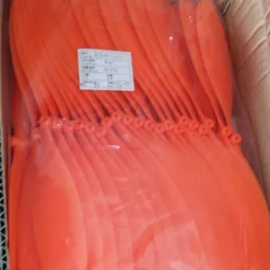 2叶片橡皮筋动力塑料螺旋桨HY001-01006 9.5 ''橙色螺旋桨