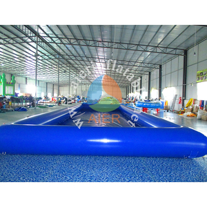 Màu Xanh Khổng Lồ <span class=keywords><strong>Inflatable</strong></span> Vuông Hồ Bơi Nước Thương Mại <span class=keywords><strong>Inflatable</strong></span> Hồ Bơi Để Bán - Product Image 1