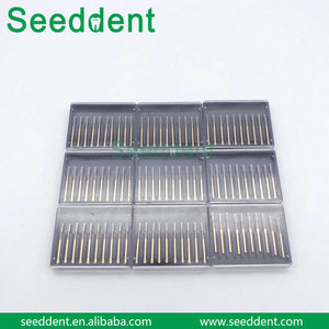 Nha Khoa FG 1958 Break Crown Cắt Kim Loại Cacbua Burs Với Mạ Vàng - Product Image 6