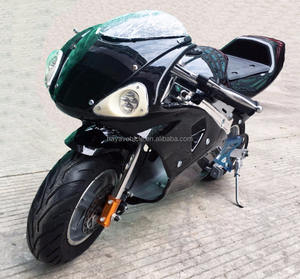 <span class=keywords><strong>Mini</strong></span> <span class=keywords><strong>moto</strong></span> de course à moteur 49cc à 2 temps refroidi par air avec éclairage LED, vitesse maximale de 40 à 60 km/h pour enfants et adultes - Product Image 6