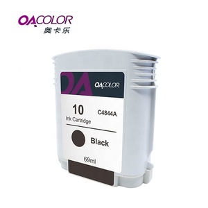 OACOLOR-cartucho de tinta remanufacturado para impresora HP10 <span class=keywords><strong>C4844A</strong></span>, Compatible con HP Business Inkjet 1000 DesignJet 500 Series - Product Image 2