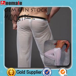 Envío <span class=keywords><strong>de</strong></span> la muestra verdadera imagen <span class=keywords><strong>de</strong></span> pantalones <span class=keywords><strong>de</strong></span> Yoga pantalones flojos transparente Sexy pene Manview ropa interior SM01-6 - Product Image 1