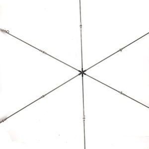 65cm Acier Inoxydable Six Équerre avec 12 Émerillons De Pêche matériel de Pêche Produits - Product Image 4