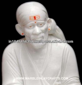 Lord Sai Baba Marble Statues - Product Image 1
