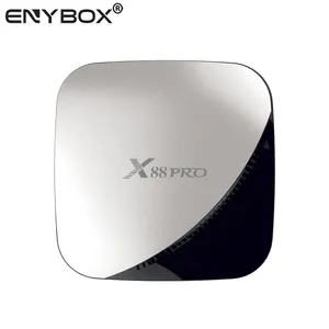 X88 Pro Rk3318 دعم رباعي النواة مجموعة فيديو 4K جهاز تحكم عن بعد Android Tv Box