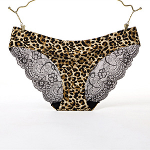 Culotte en nylon sexy imprimée taille basse grande taille pour fille - Product Image 4