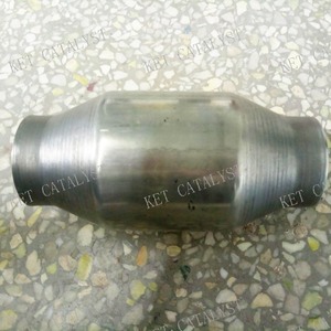 <span class=keywords><strong>2</strong></span>,5 ''hilado núcleo metálico alto flujo convertidor catalítico para carreras de escape - Product Image 3
