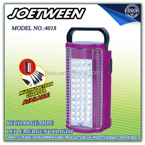 Teyoza-linterna portátil de emergencia, luz LED recargable Solar con panel solar - Product Image 4