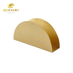 <span class=keywords><strong>Portatovaglioli</strong></span> in Ottone con Design Logo Laser per Hotel, Ristoranti, <span class=keywords><strong>Cucina</strong></span>, Contenitore <span class=keywords><strong>da</strong></span> Tavolo in Metallo per Fazzoletti - Product Image 1