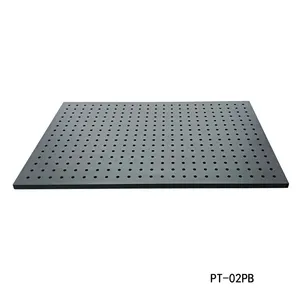 PT-02PB Katı Alüminyum Optik Plakalar, 13mm (0.51 ") Kalın Alüminyum Optik Breadboard