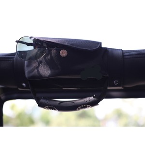 Black car Roll Bar Grab handle Jeep Grip handle with storage bag for Jeep Wrangler TJ CJ JK - Product Image 5