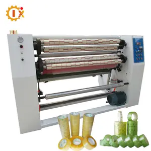 GL-215 Second hand bopp clear tape slitting machine stationery tape slitting machine