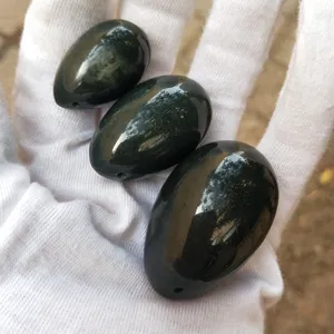 Conjunto de ovos nephrite jade yoni