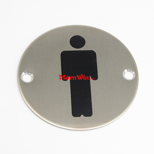 <span class=keywords><strong>Plaque</strong></span> de signalisation <span class=keywords><strong>WC</strong></span> auto-adhésive pour salle de bain - Product Image 4