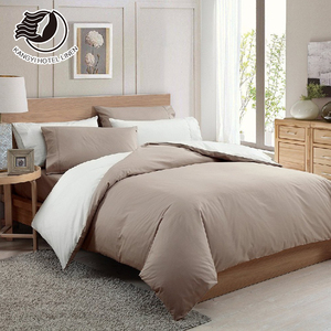 Sábana de lino 50% Algodón 50% poliéster para cama de Hotel, juego de fundas de edredón de lujo, Queen, 300TC - Product Image 4