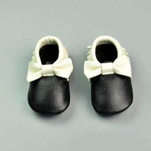 Prezzo all'ingrosso vendita moda vera pelle di pecora nappa scarpe da bambino ragazze calzature per bambini 0-3 anni scarpe da bambino per neonati - Product Image 6