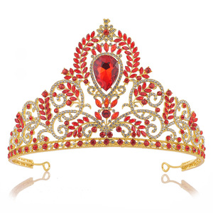 Corona da <span class=keywords><strong>Regina</strong></span> del Ballo, Corona per Quinceañera, <span class=keywords><strong>Tiara</strong></span> con Strass e Cristalli per Spose e Donne - Product Image 5