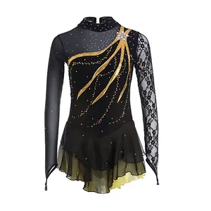 LIUHUO-disfraces de patinaje artístico para niñas, trajes de competición de patinaje para mujeres, hecho en China - Product Image 1
