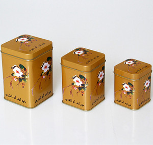 one suit tin box Tea cans with good sealing for different sizes