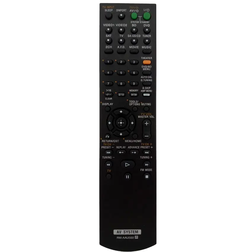 Replacement Remote Control RM-AAU022 For SONY DVD HOME THEATER System