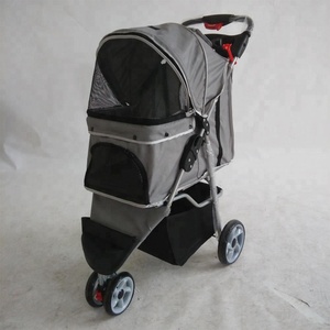Practical Three-Wheel Pet <strong>Stroller</strong> for Dogs and <strong>Cats</strong> Travel Pram Carriers for Easy Transportation - Product Image 3