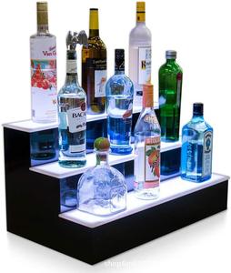 Factory Wholesale New Products Acrylic Custom Wine Display Liquor Cabinets Acrylic Bottle Led Lighted <strong>Bar</strong> <strong>Shelves</strong> - Product Image 3