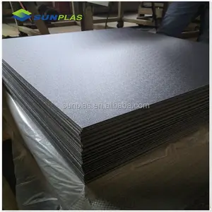 Thick Plastic Sheet 5mm Black Textured ABS Plastic Sheets For Vacuum Forming