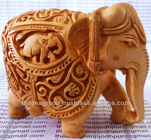 Perfect Wooden Handicraft Carving <b>Elephant</b> - Product Image 1