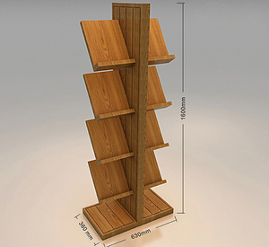 Revistero de <span class=keywords><strong>biblioteca</strong></span> de madera de nuevo diseño - Product Image 2