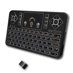 EPro Q9 retroiluminada ratón de aire 2,4G mini teclado inalámbrico con Touchpad para set top box - Product Image 5