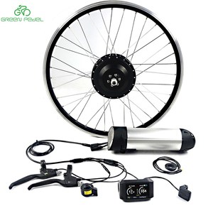 <span class=keywords><strong>Kit</strong></span> de Conversión de <span class=keywords><strong>Bicicleta</strong></span> <span class=keywords><strong>Eléctrica</strong></span> Greenpedel M58 <span class=keywords><strong>36V</strong></span> <span class=keywords><strong>500W</strong></span> con Motor de Cubo de Engranajes y Batería de Litio con Soporte - Product Image 2