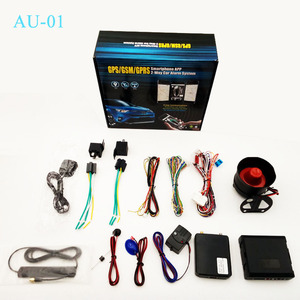 Smart phone car alarm GSM GPS GPRS tracker and remote car starter