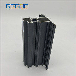 Regoo <span class=keywords><strong>80x80</strong></span> <span class=keywords><strong>t</strong></span> <span class=keywords><strong>slot</strong></span> système 6mm 6063t5 profil en aluminium de mur rideau - Product Image 5