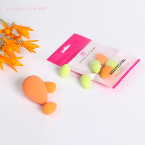 Mini esponja de maquillaje sin látex 3D en polvo Puff Foundation Cosmetics <span class=keywords><strong>Beauty</strong></span> Sponge <span class=keywords><strong>Blender</strong></span> <span class=keywords><strong>Pack</strong></span> 4 piezas - Product Image 3