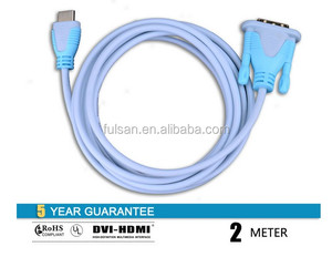 Plaqué or 1080P <span class=keywords><strong>Micro</strong></span> <span class=keywords><strong>HDMI</strong></span> <span class=keywords><strong>vers</strong></span> <span class=keywords><strong>DVI</strong></span> Câble 2m 6FT - Product Image 4