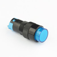 Vente chaude 3A 250V 3 broches 5 broches 12mm 12v 24v no nc interrupteur à bouton-poussoir