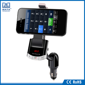 En gros pas cher de haute qualité de voiture bluetooth <span class=keywords><strong>fm</strong></span> transmetteur téléphone chargeur de voiture - Product Image 1