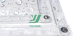 Chiaro Tarp Telone <span class=keywords><strong>IN</strong></span> <span class=keywords><strong>PVC</strong></span> <span class=keywords><strong>Trasparente</strong></span> per la Copertura - Product Image 4