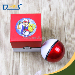 Fábrica al por mayor 12000 mah banco de potencia con pikachu pokemon bola de tercera generación de luz de proyección - Product Image 1