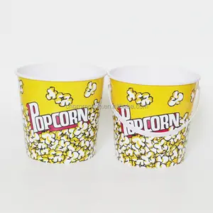 Hoge Kwaliteit Movie Theater Custom Plastic Popcorn Emmer met Deksel