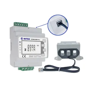 带插入式解决方案的 SDM630MCT-RJ 3 相 333毫伏或 100毫安 CT Modbus 电能表