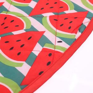 Personalizzato rotondo personalizzato per bambini tappetino da gioco pieghevole morbido e lavabile giocattoli organizzatore di stoccaggio bambini giocano tappeti per bambino strisciante - Product Image 2