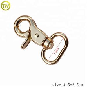Bán buôn mạ vàng kim loại xoay Snap móc tôm hùm Claw móc cài cho túi - Product Image 3