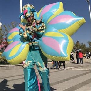 Costume de performance de fleurs gonflables, avec lumière LED, carnaval <span class=keywords><strong>sexy</strong></span>, parterre - Product Image 3