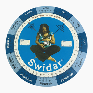 Tableau <span class=keywords><strong>de</strong></span> roues personnalisé pour bébés, règle médicale, calculatrice pour la grossesse, offre spéciale - Product Image 3