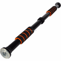 Barre de traction et de traction à 2 voies pour porte/Barre de traction extensible pour porte de gymnastique de 60 à 102 cm-Argent
